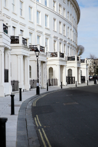 Regency row houses, terraced, London